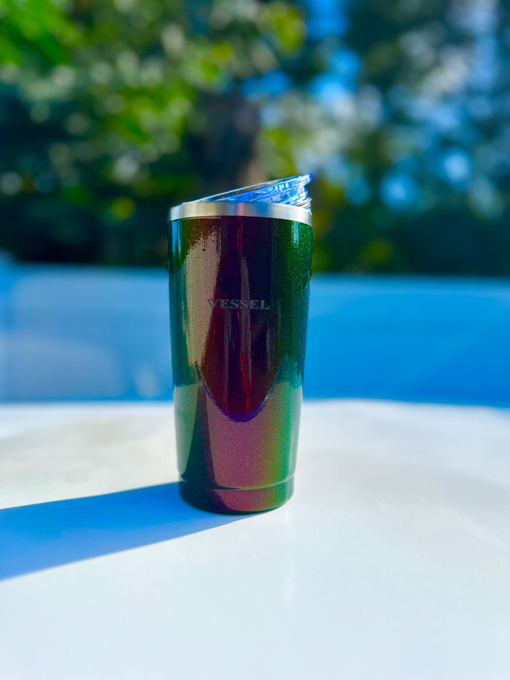 Tumbler Camaleòn Vessel Imperial 20 onz Irisdicente