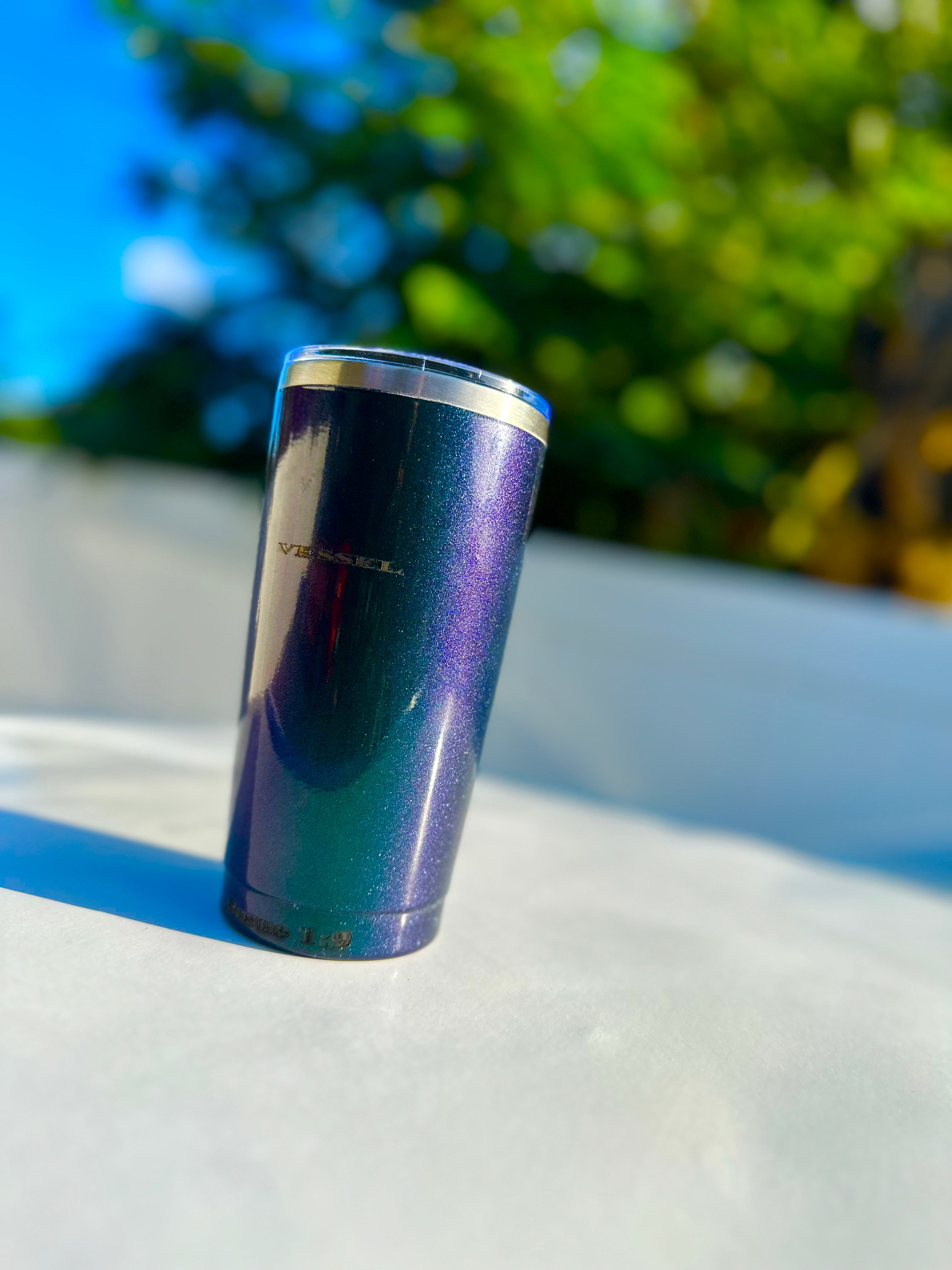 Tumbler Camaleòn Vessel Esmerald 20 onz Iridiscente