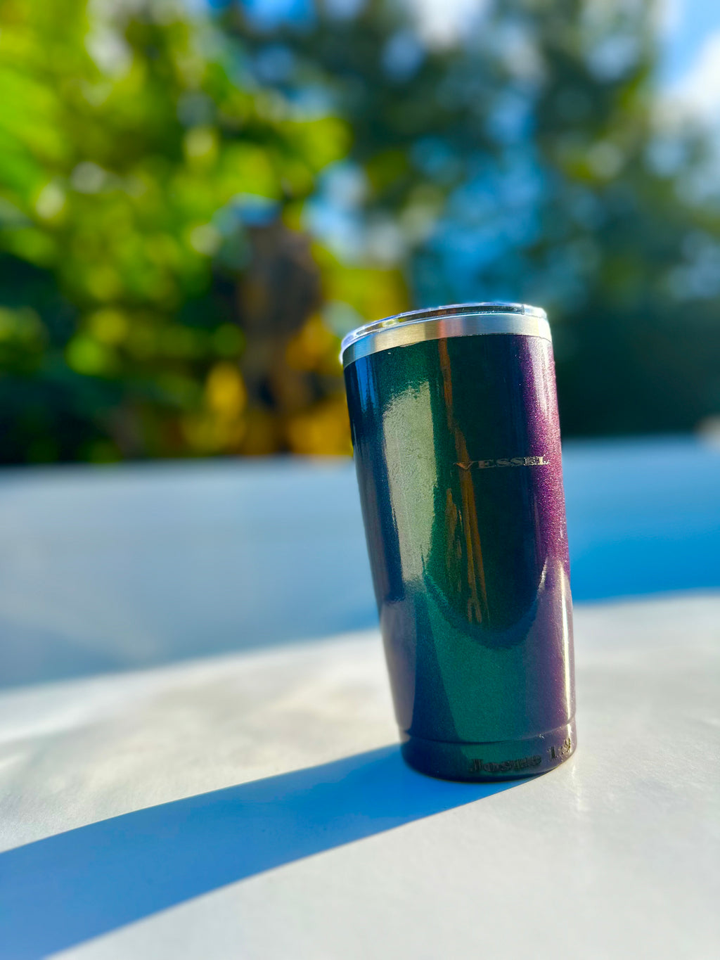 Tumbler Camaleòn Vessel Esmerald 20 onz Iridiscente