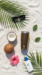 Flat lay composition