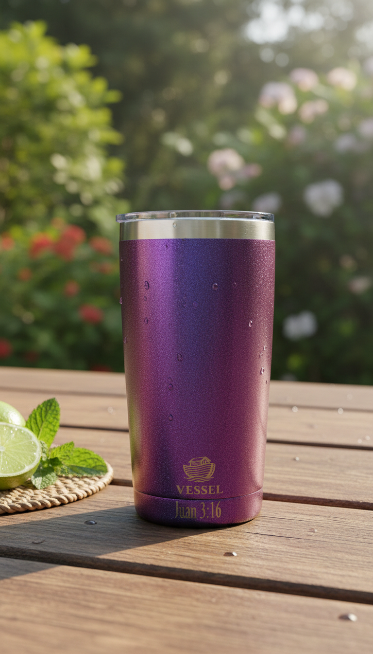 Vessel Purple Tumbler in New Setting