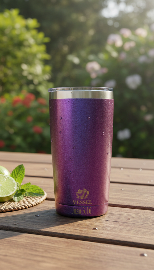 Vessel Purple Tumbler in New Setting